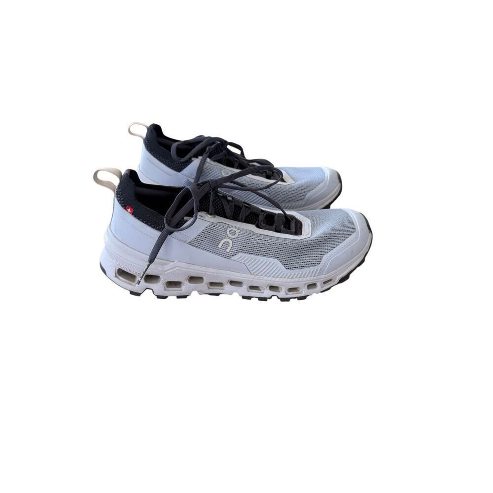 On Womens Gray Black CloudUltra 2 Lace-up Running Athletic Sneakers Size 9